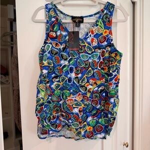 BayouWear Top It Off Jazzfest “SunDaze” Print Camisole